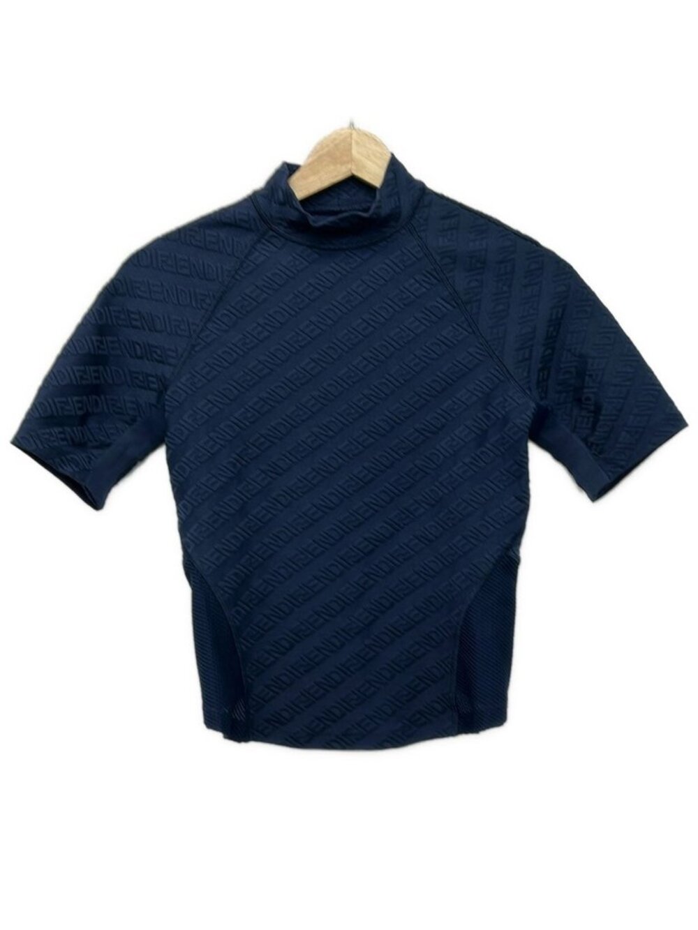 Fendi Short Sleeve Top Navy S